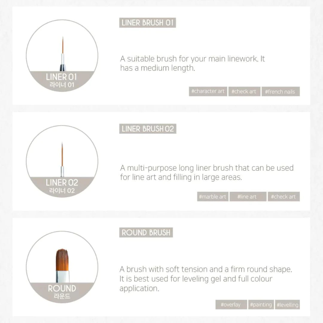 DGEL x JINI It's Jini Nail Brush Set