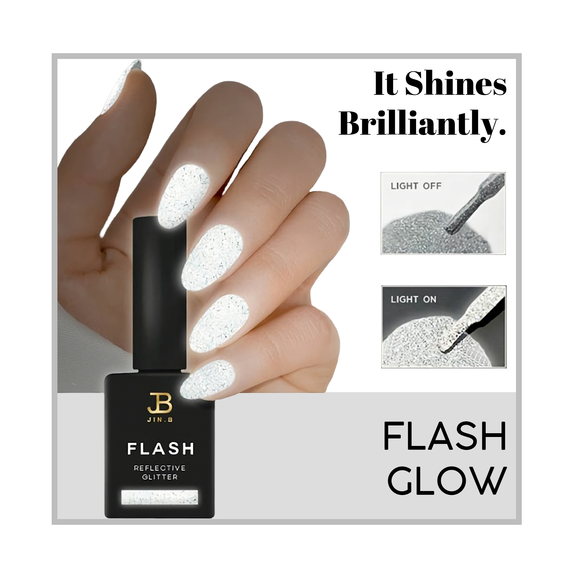 Jin B Ivy Flash Reflective Glitter Gel