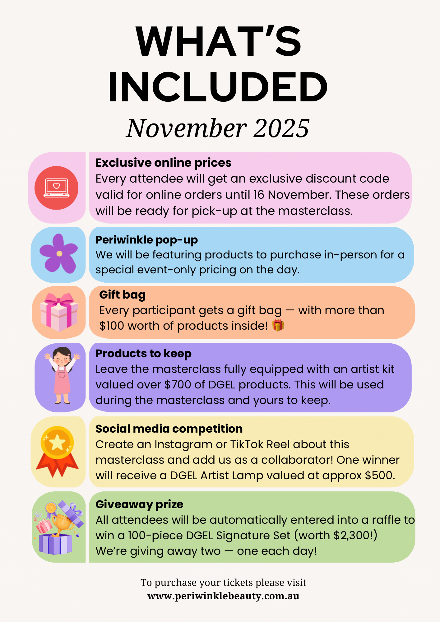 GNAL × DGEL Nail Art Masterclass - Hosted by Periwinkle - 25 Nov 2025