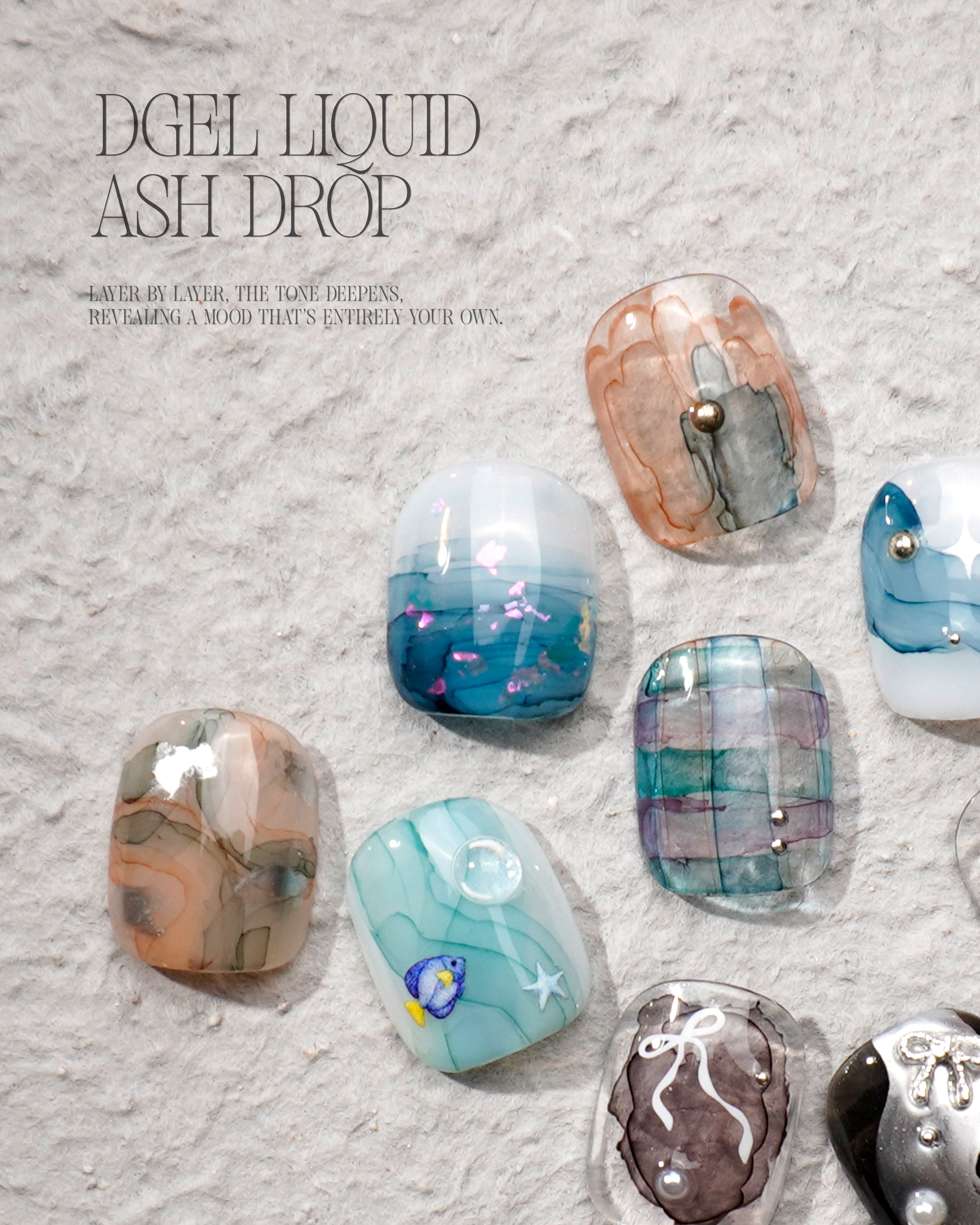 DGEL Ash Drop Liquid Ink Tint Collection