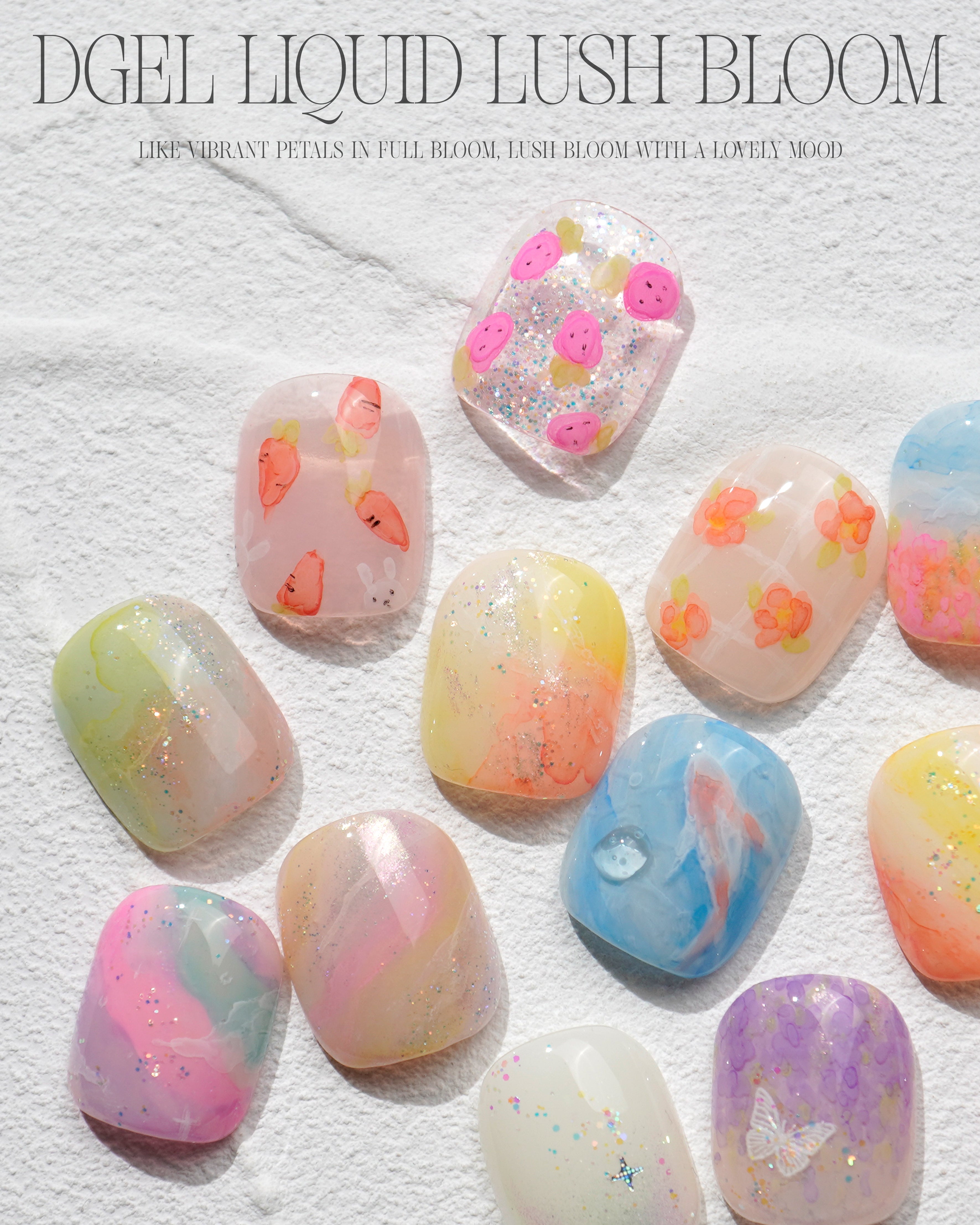 DGEL Lush Bloom Liquid Ink Tint Collection