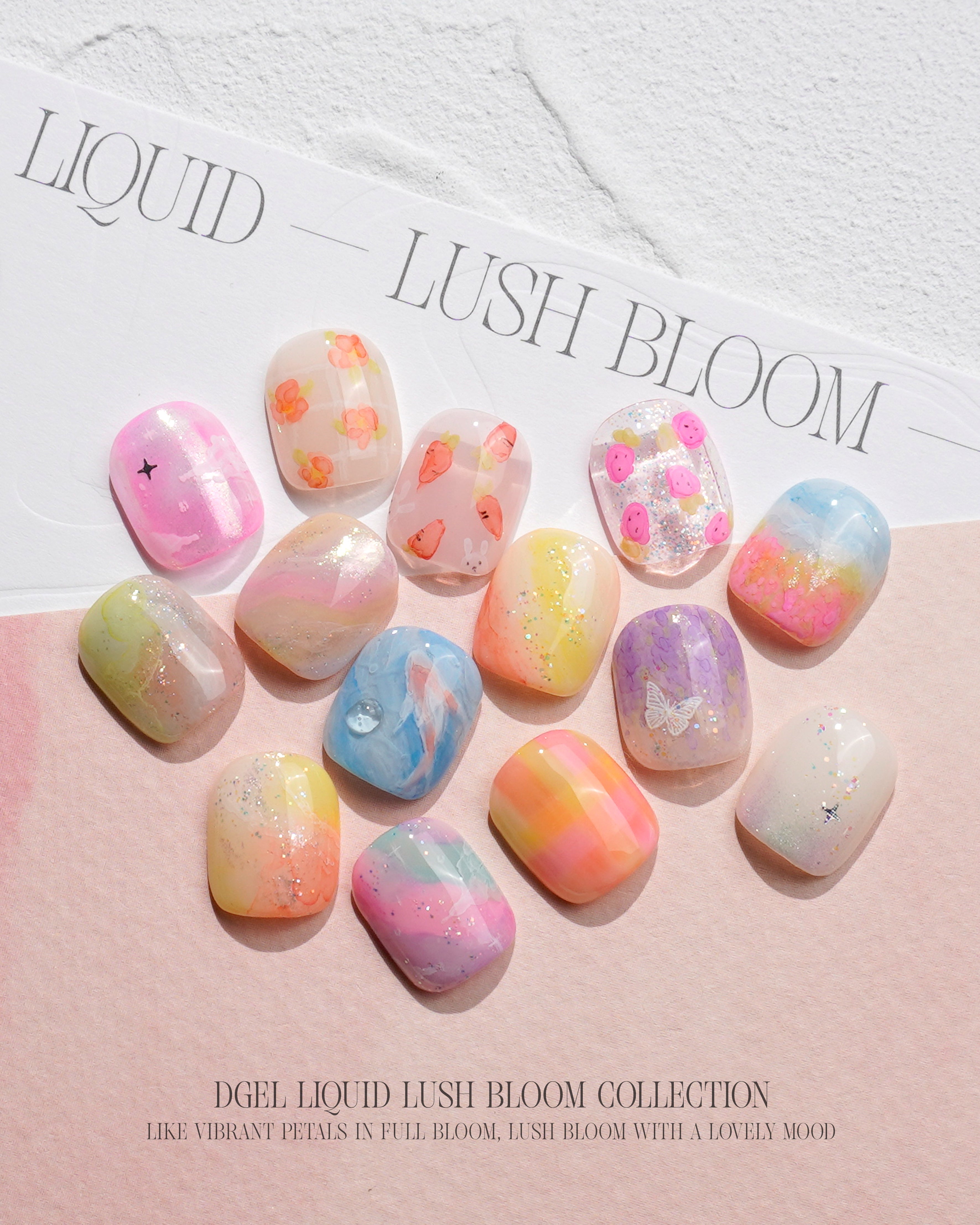DGEL Lush Bloom Liquid Ink Tint Collection