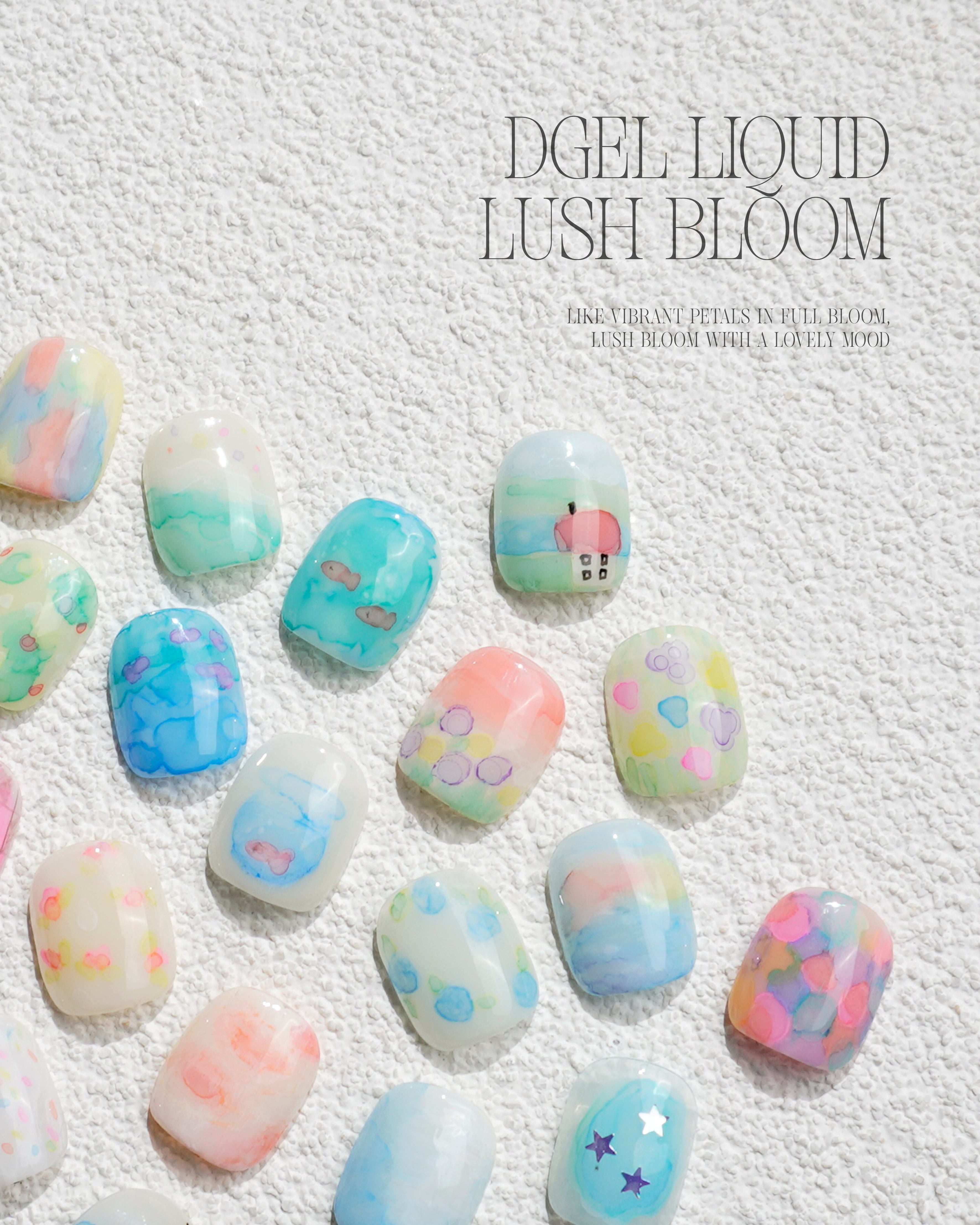 DGEL Lush Bloom Liquid Ink Tint Collection