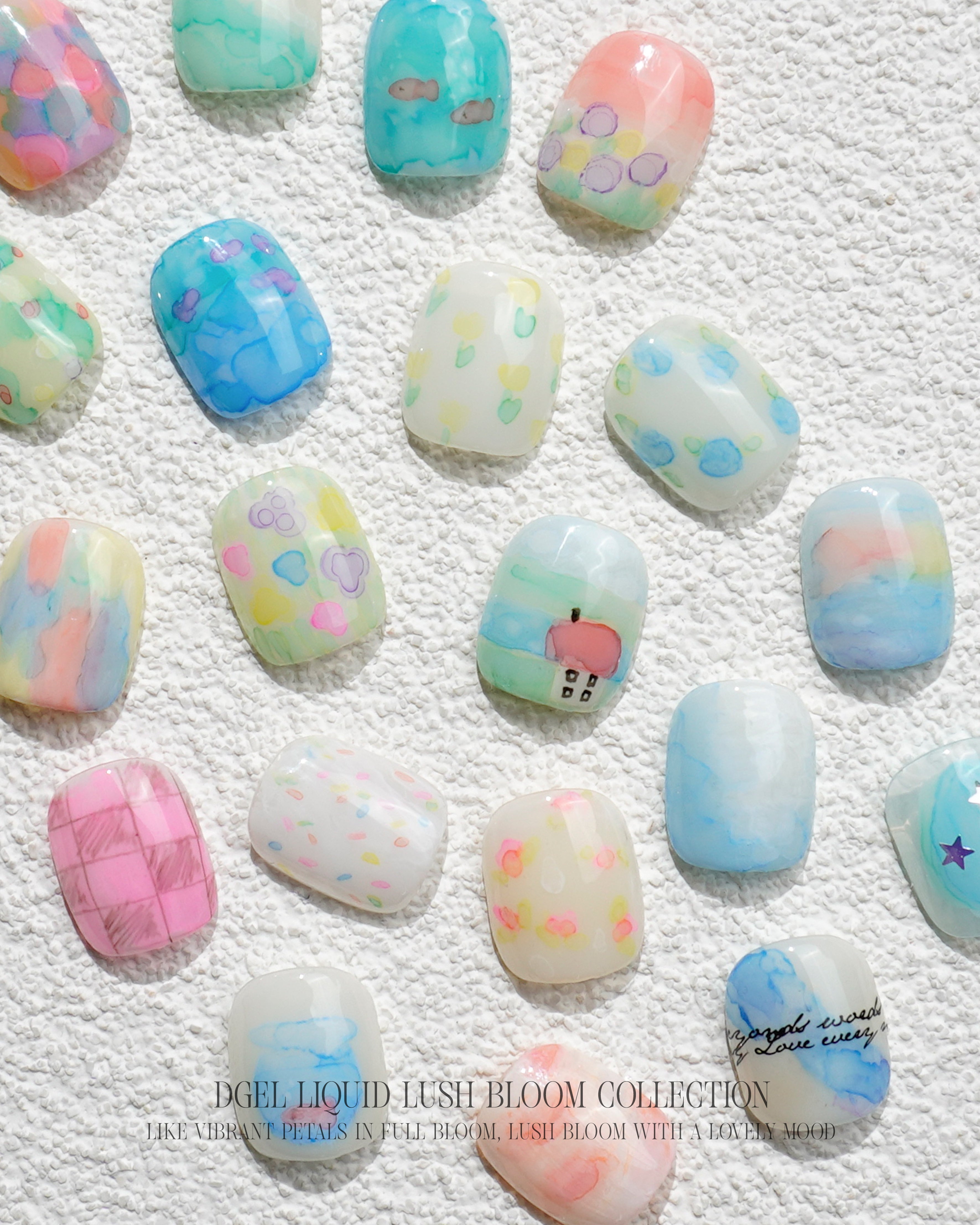 DGEL Lush Bloom Liquid Ink Tint Collection