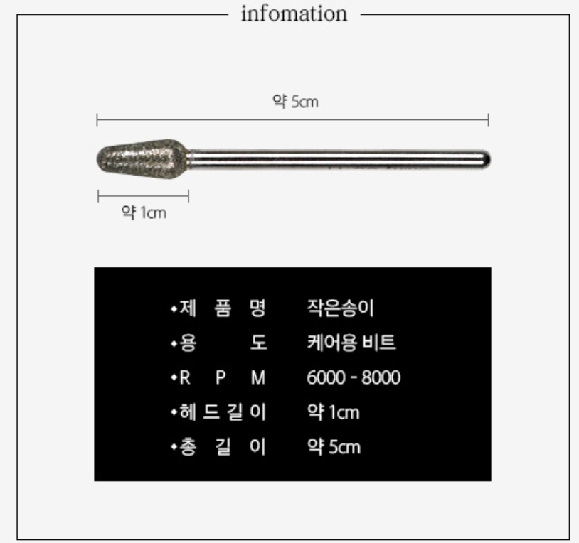 SHINY Small Rounded Care Bit SC-11