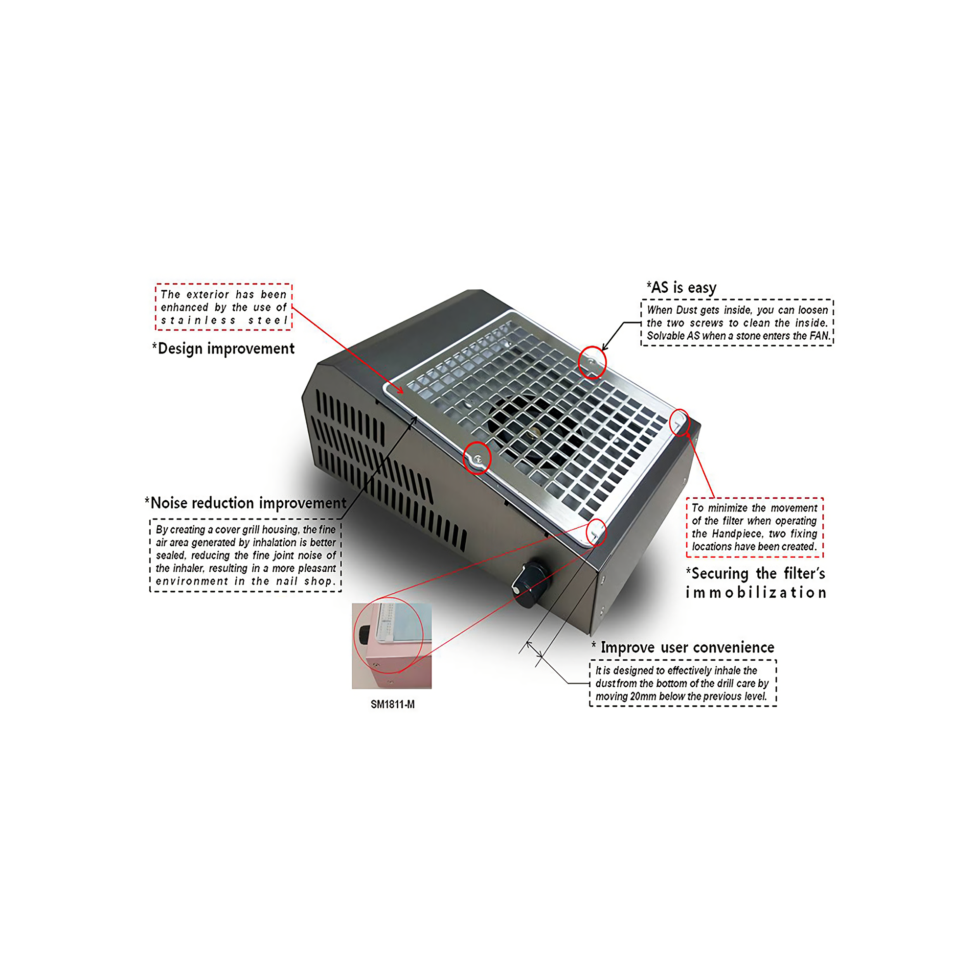 Zephyros Dust Collector Rechargeable Model (MW)