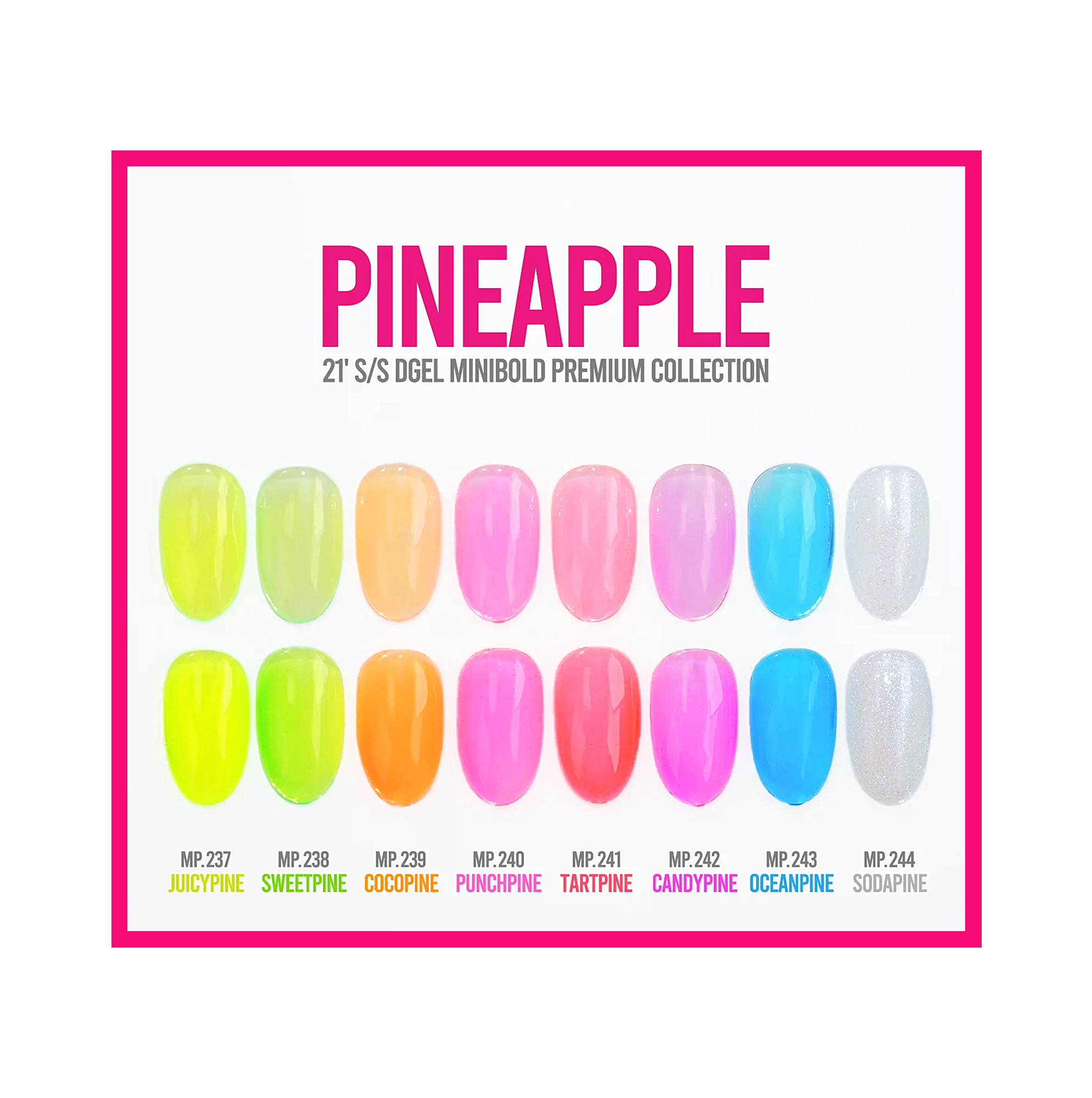 DGEL Pineapple 8 Piece Collection